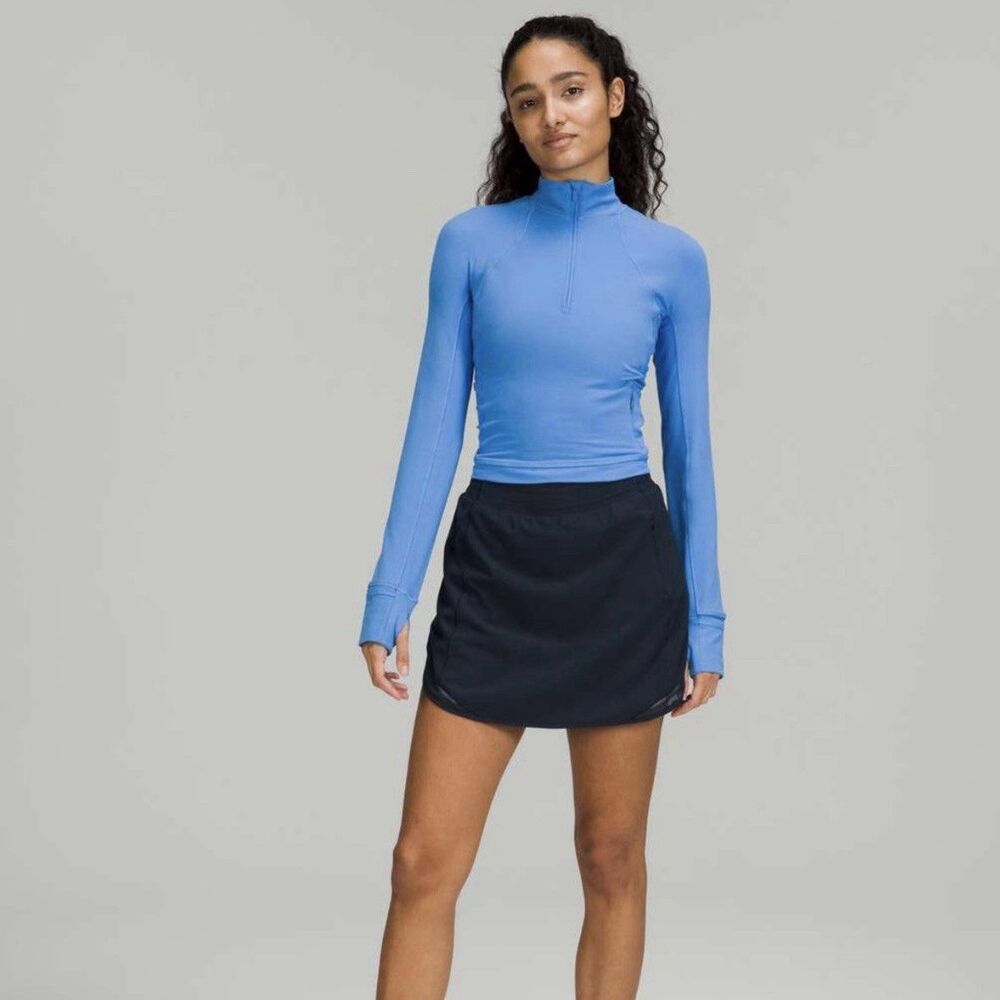 Lululemon Hotty Hot High Rise Skirt Women’s 6 True Navy Shorts Athleisure Tennis